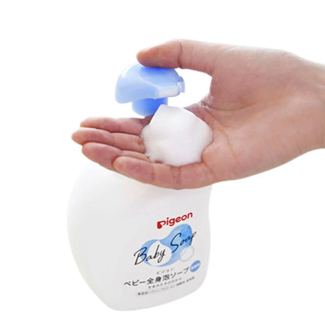 Pigeon Gentle Baby Soap Whole Body Foam Soap For Newborns 500ml - Image 2
