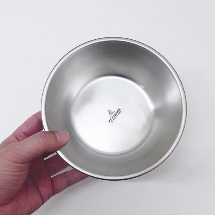 Ptygrace Durable Bowl Compact Stackable Steel Bowl For Camping 14cm - Image 2