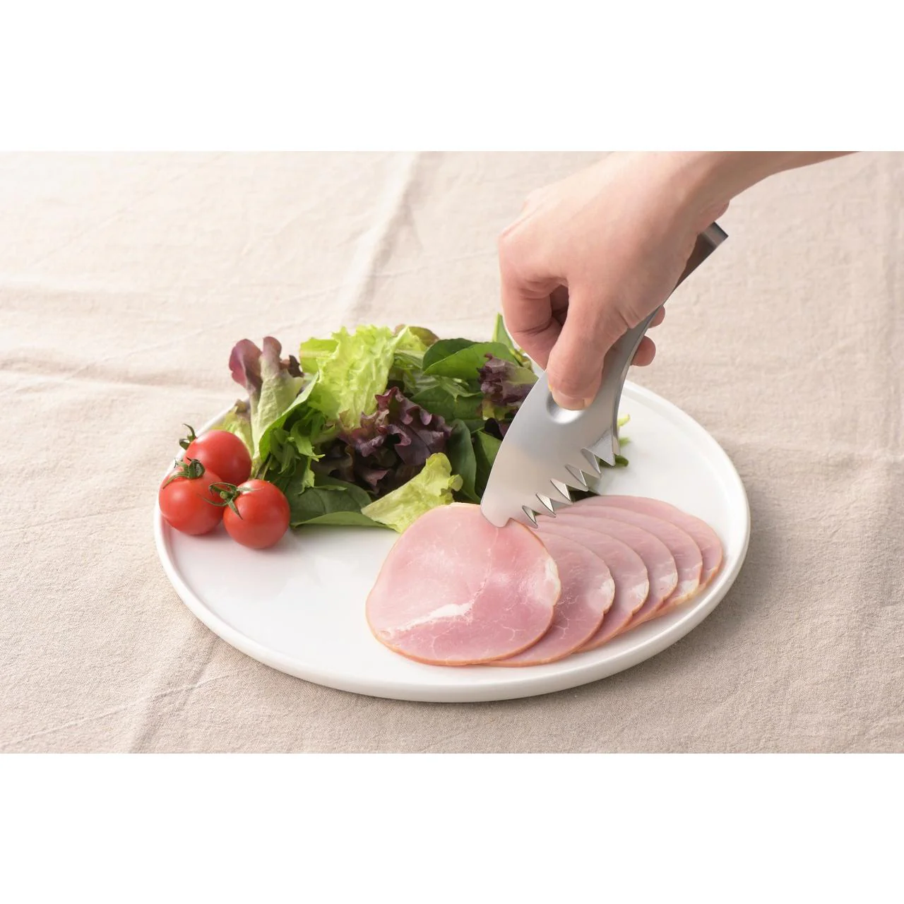 Ptygrace Handy Tongs Multi-Purpose Serrated Black Tongs 170mm - Image 2