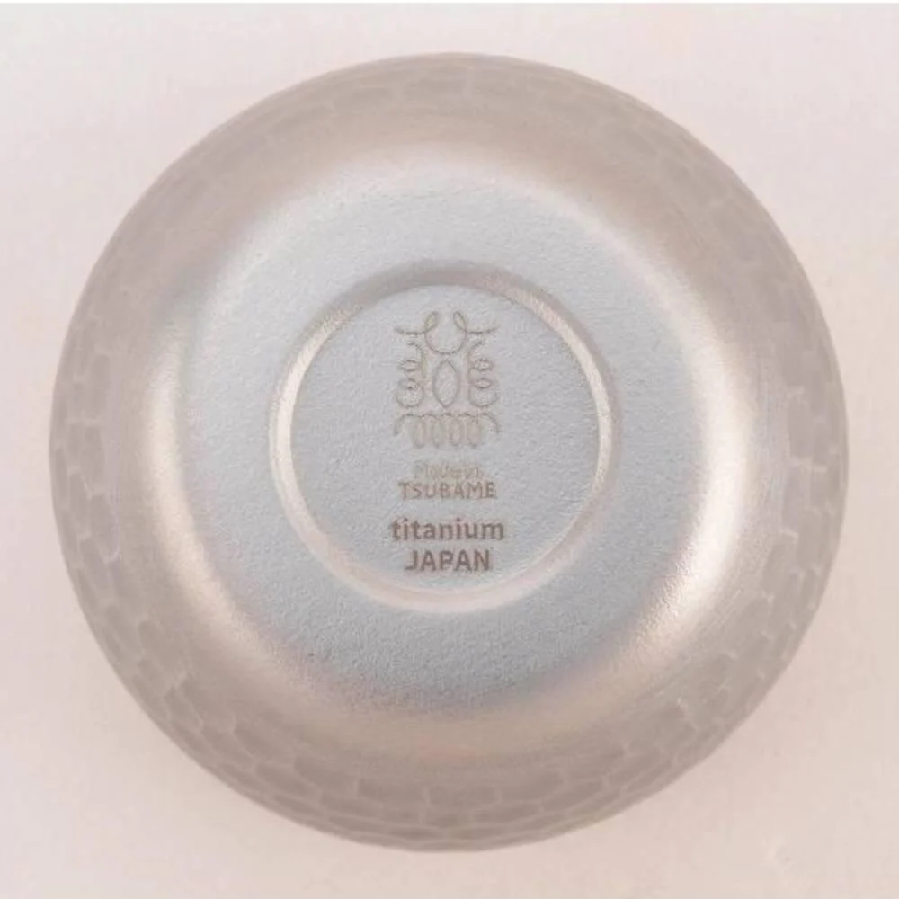 Ptygrace Titanium Hammered Sake Cup Double Wall Insulated 60ml - Image 3