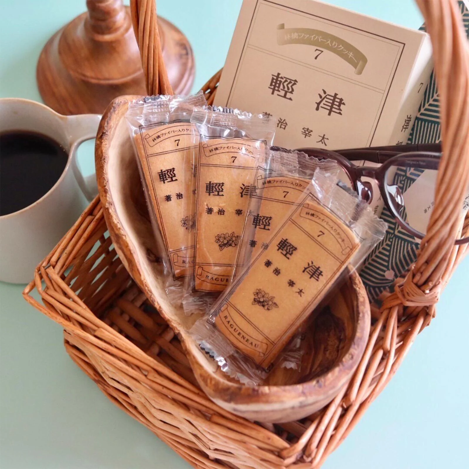 Ragueneau Tsugaru Aomori Apple Fiber Crumbly Cookies (Pack of 3) - Image 3