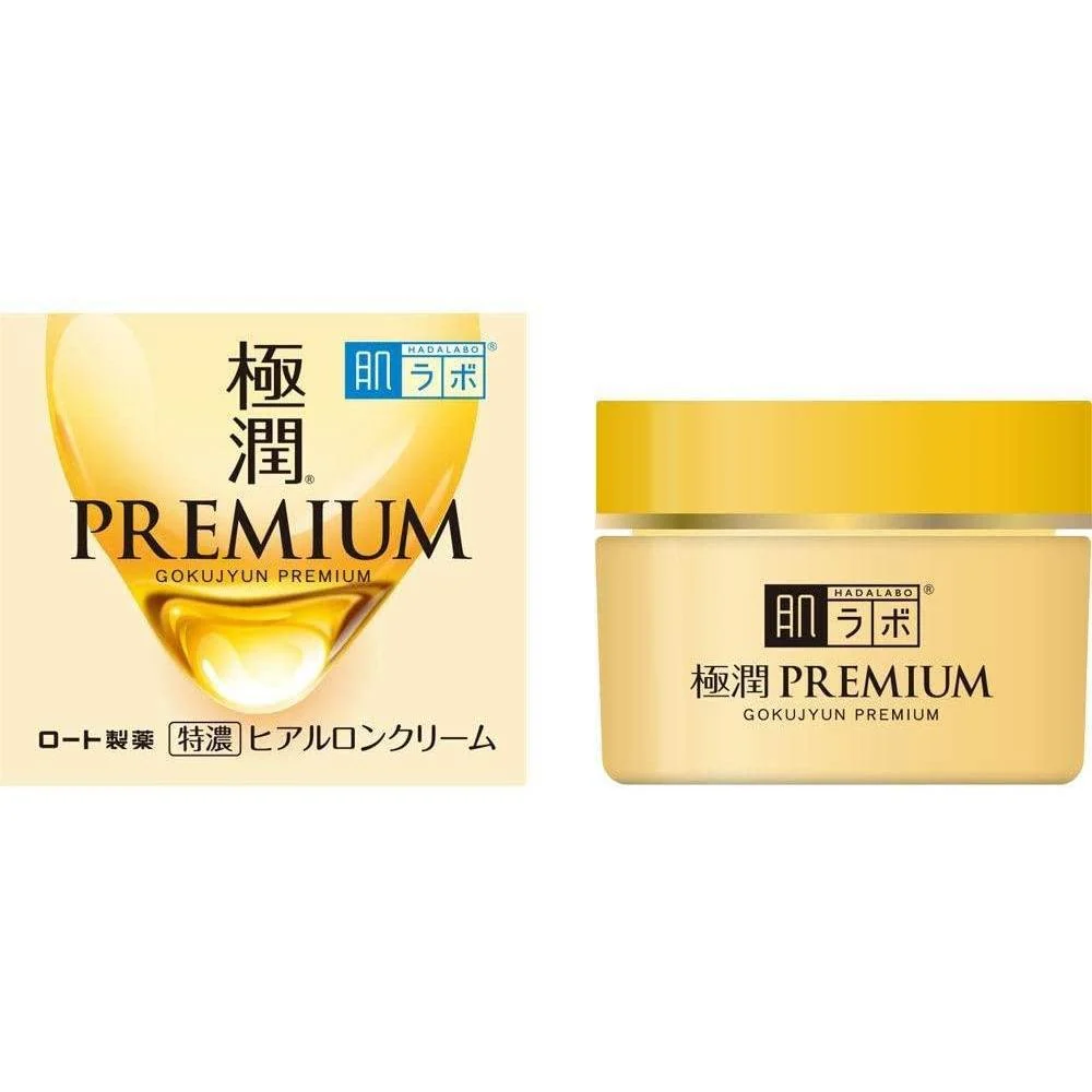 Hada Labo Gokujyun Premium Hyaluronic Face Cream Moisturizer 50g - Image 3