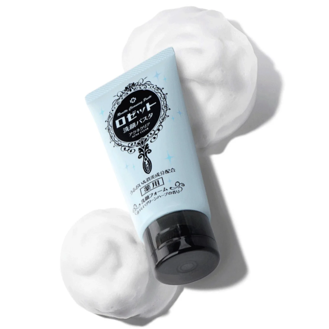 Rosette Cleansing Paste Acne Clear Foam Cleanser 120g - Image 2