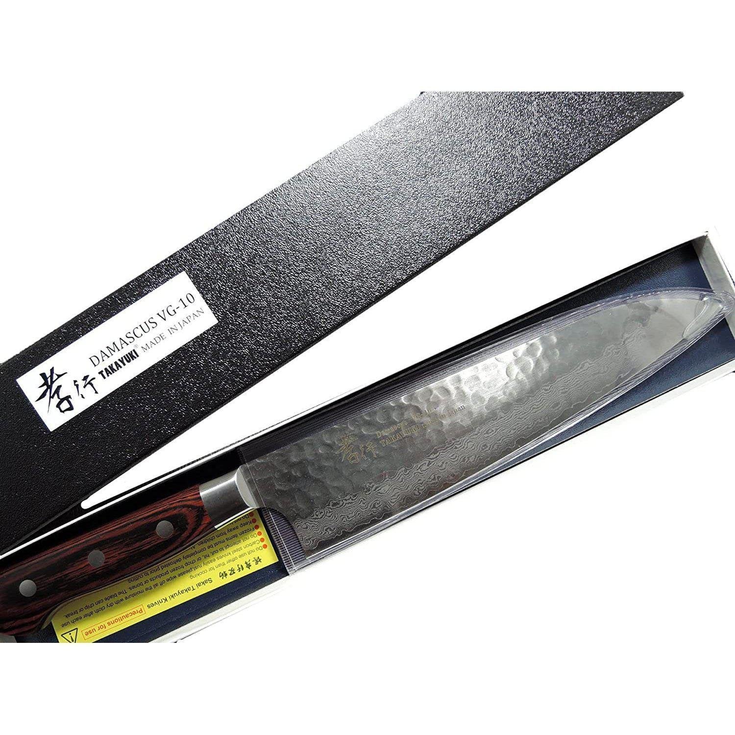 Sakai Takayuki VG10 Damascus Gyuto Japanese Chef's Knife 33 Layer 210mm - Image 7