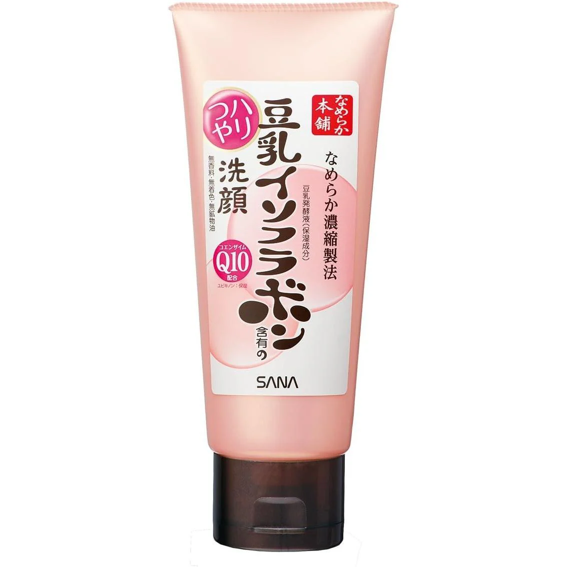 Sana Nameraka Honpo Haritsuya Soy Isoflavone Q10 Face Wash 150g - Image 2