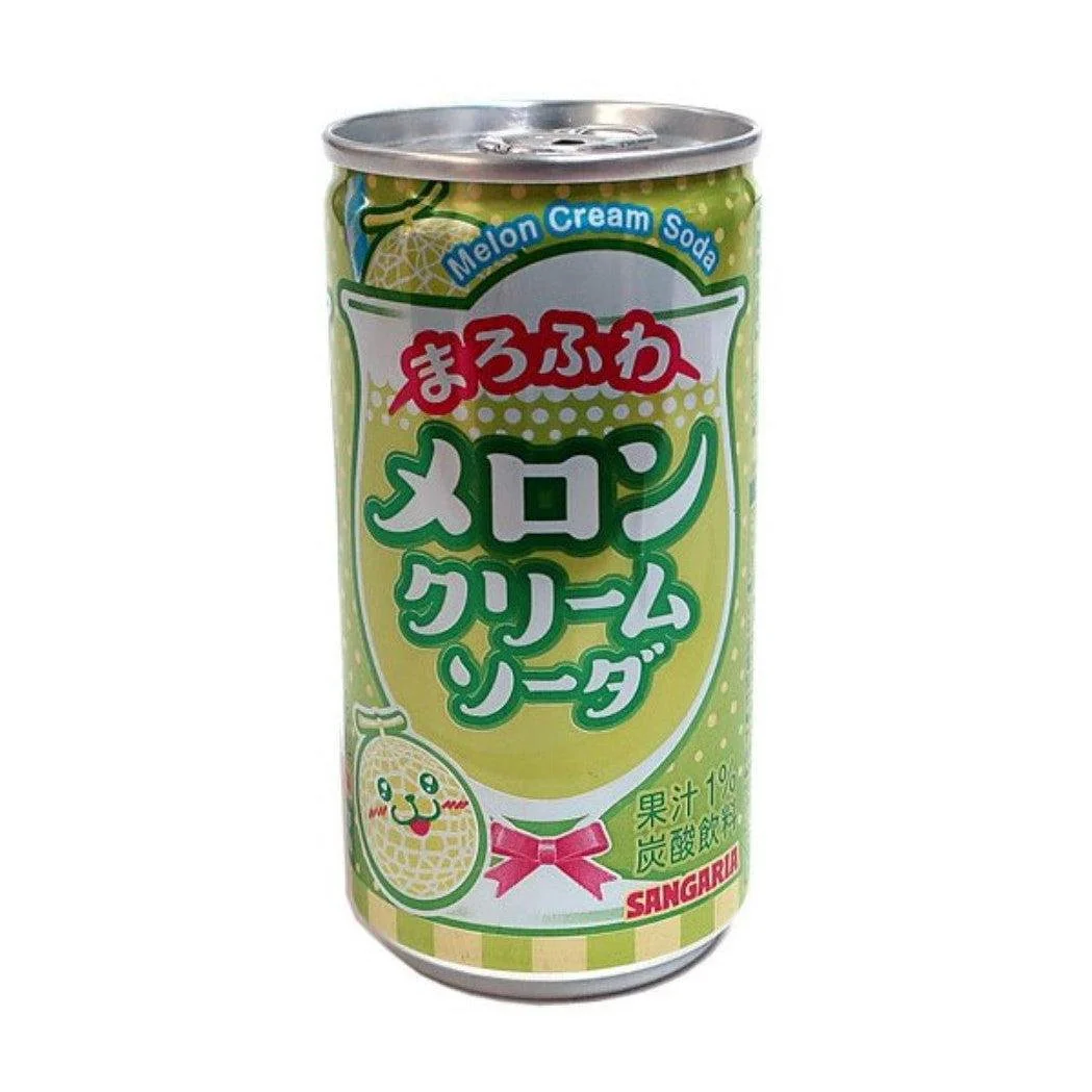 Sangaria Marofuwa Melon Cream Soda Drink 190g (Box of 30 Cans) - Image 2