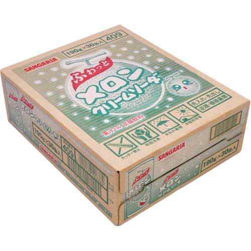 Sangaria Marofuwa Melon Cream Soda Drink 190g (Box of 30 Cans) - Image 3