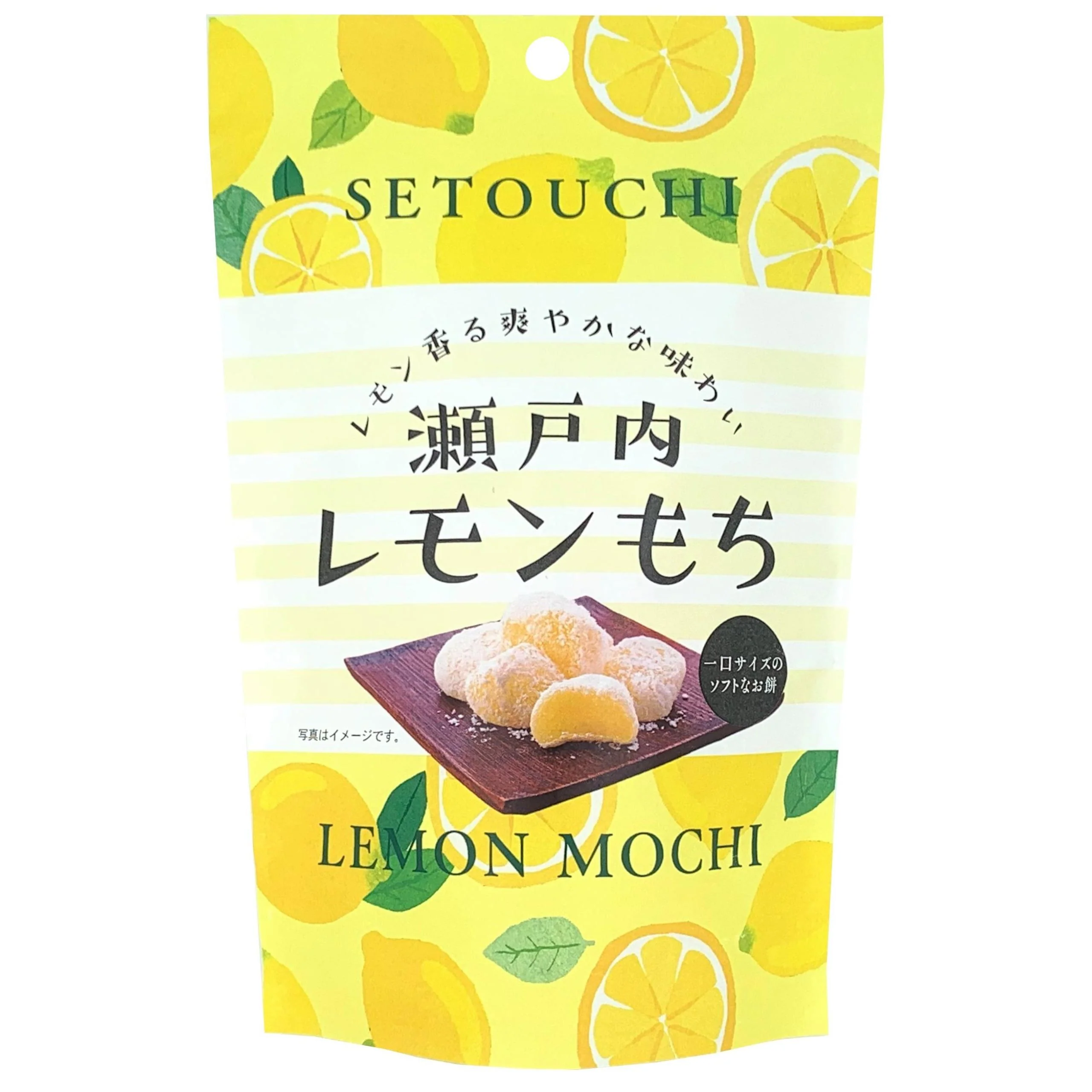 Seiki Bite Sized Daifuku Mochi Snack Setouchi Lemon Flavor 130g