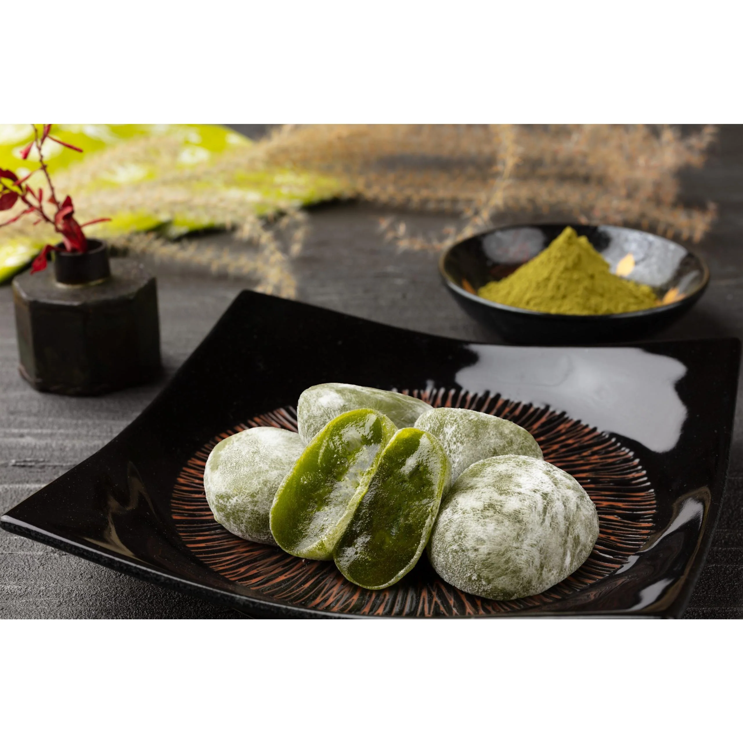 Seiki Bite Sized Uji Matcha Green Tea Mochi Soft Chewy Rice Cake 130g - Image 2
