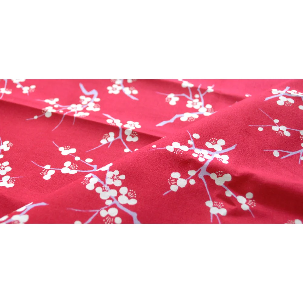 Seiran Furoshiki Ume Plum Blossom Cotton Wrapping Cloth - Image 3
