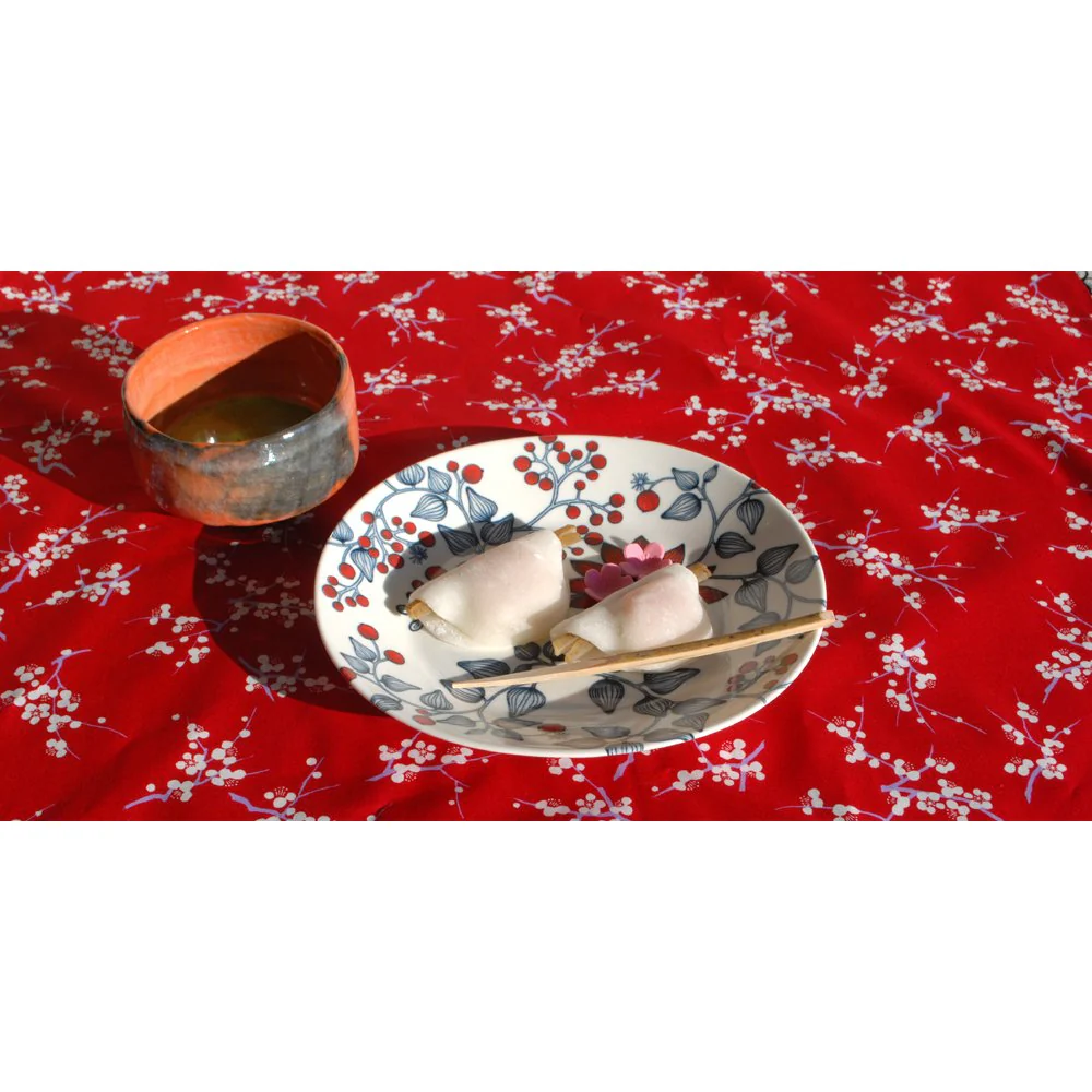 Seiran Furoshiki Ume Plum Blossom Cotton Wrapping Cloth - Image 4