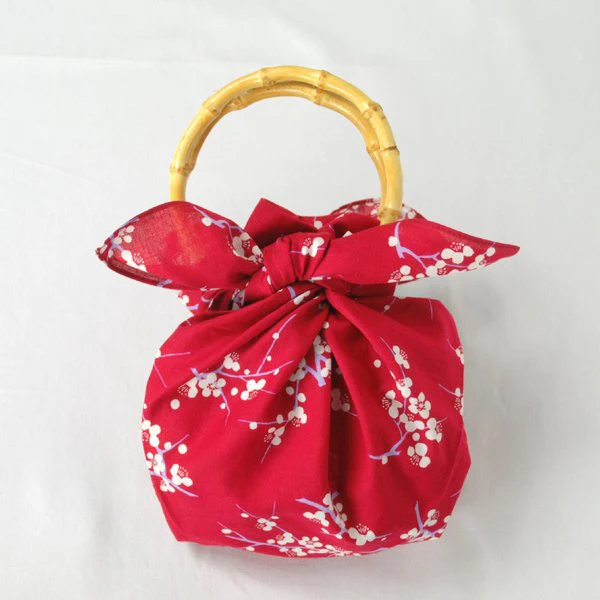 Seiran Furoshiki Ume Plum Blossom Cotton Wrapping Cloth - Image 7