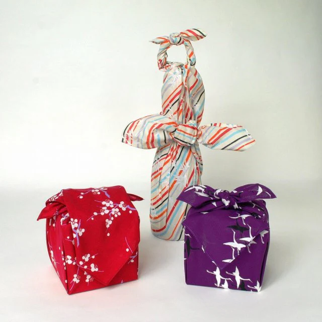 Seiran Furoshiki Ume Plum Blossom Cotton Wrapping Cloth - Image 8