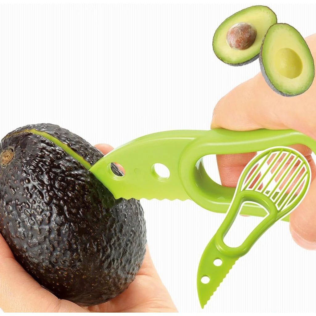 Shimomura Avocado Cutter All-In-One Avocado Slicing & Peeling Tool - Image 2