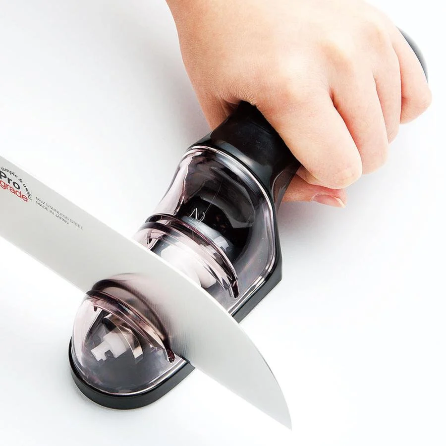 Shimomura Handheld Diamond and Ceramic Whetstone Easy Knife Sharpener - Image 2