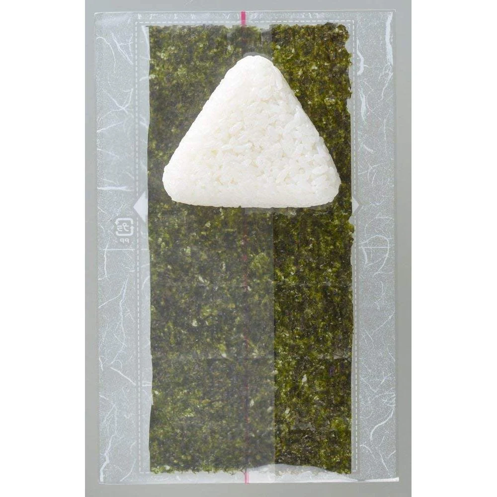 Shimomura Onigiri Plastic Wrapper Rice Ball Film Wrapping 100 Sheets - Image 2