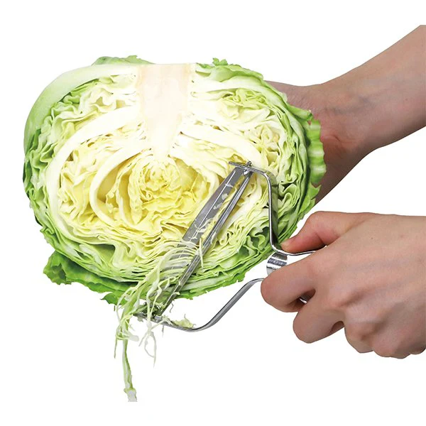 Shimomura Ergonomic Cabbage Shredder & Wide Vegetable Peeler - Image 2