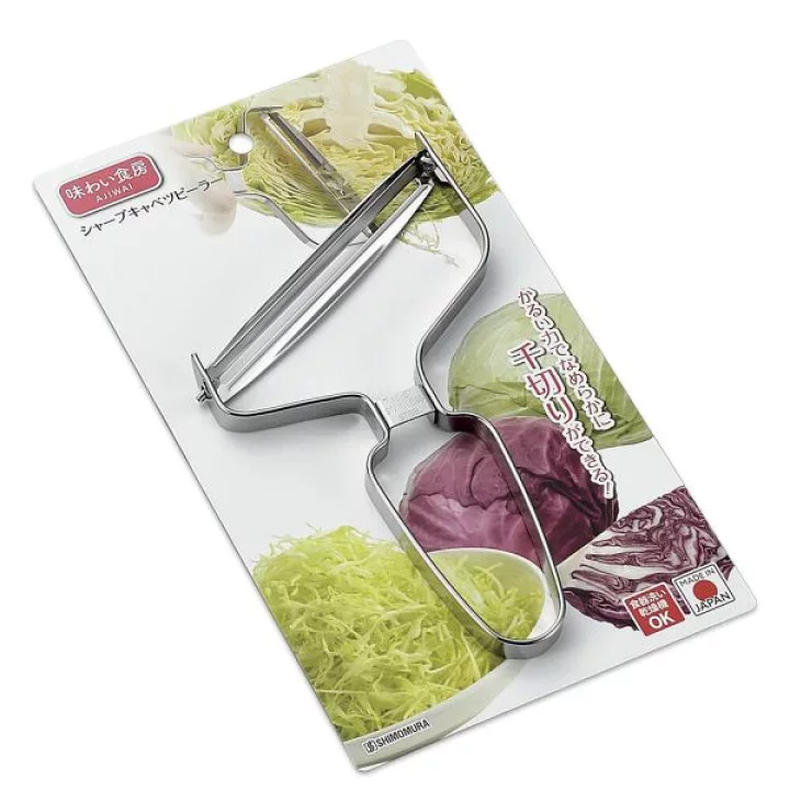 Shimomura Ergonomic Cabbage Shredder & Wide Vegetable Peeler - Image 5