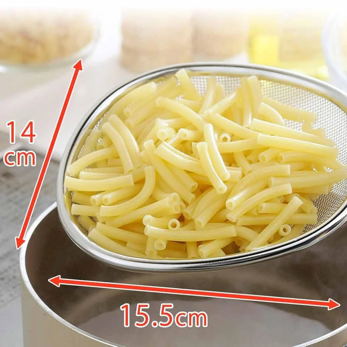 Shimomura Stainless Steel Fine Mesh Scoop Strainer 30.5cm - Image 3