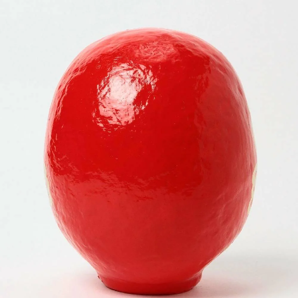 Shirakawa Daruma Doll “Ho” Handmade Good Luck Charm Red Doll 25cm - Image 4
