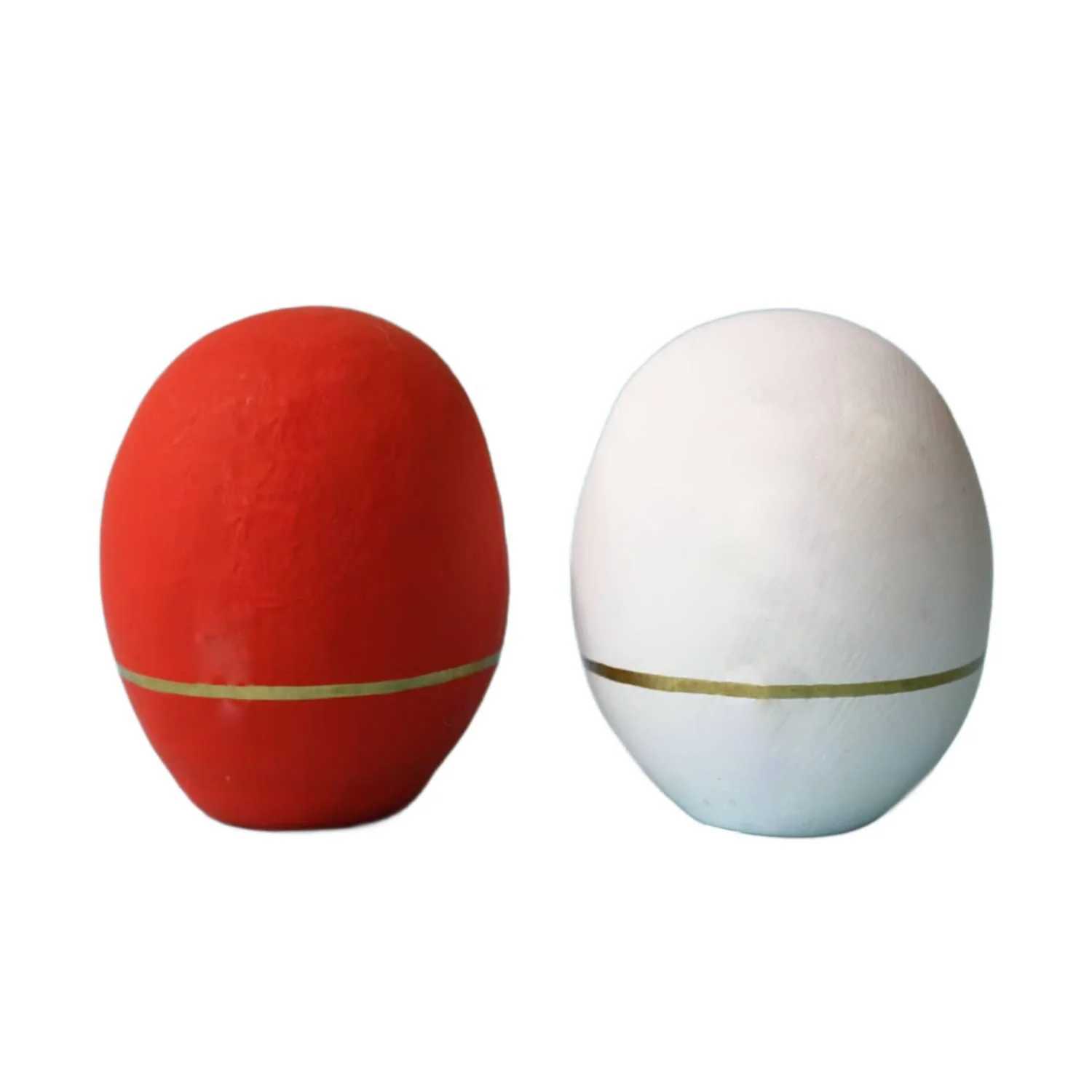 Shirakawa Daruma Red and White Pair Daruma Doll Set 8.5cm - Image 3