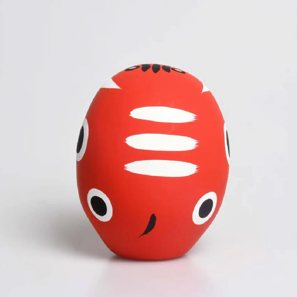 Shirakawa Daruma Red Beko Daruma Doll Good Luck Charm 8.5cm - Image 4