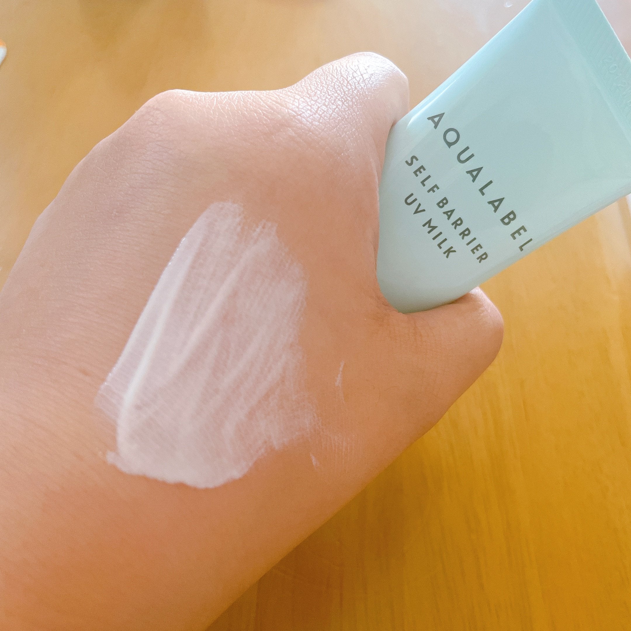 Aqualabel Self Barrier UV Milk Sunscreen SPF50+ 45g - Image 5