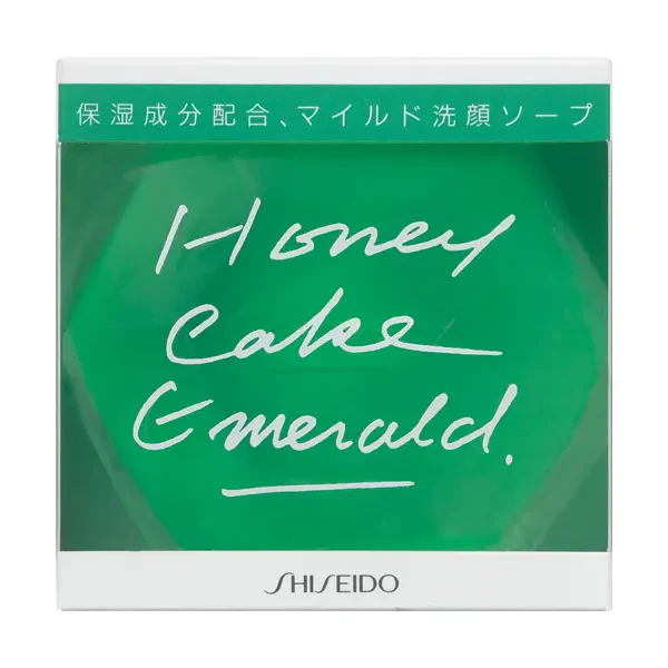 Shiseido Honey Cake Emerald Transparent Facial Bar Soap 100g