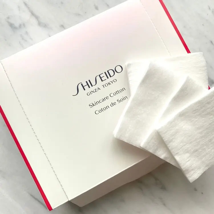 Shiseido Prepare Silk Cotton Pads Lint-Free Toner Pads 90 Sheets - Image 3
