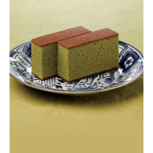 Shooken Nagasaki Matcha Flavor Castella Sponge Cake 1 Piece - Image 2