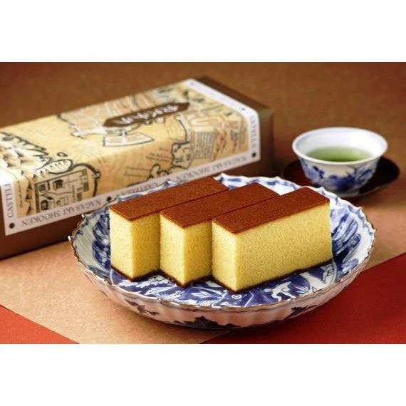 Shooken Nagasaki Original Flavor Castella Sponge Cake 1 Piece - Image 3