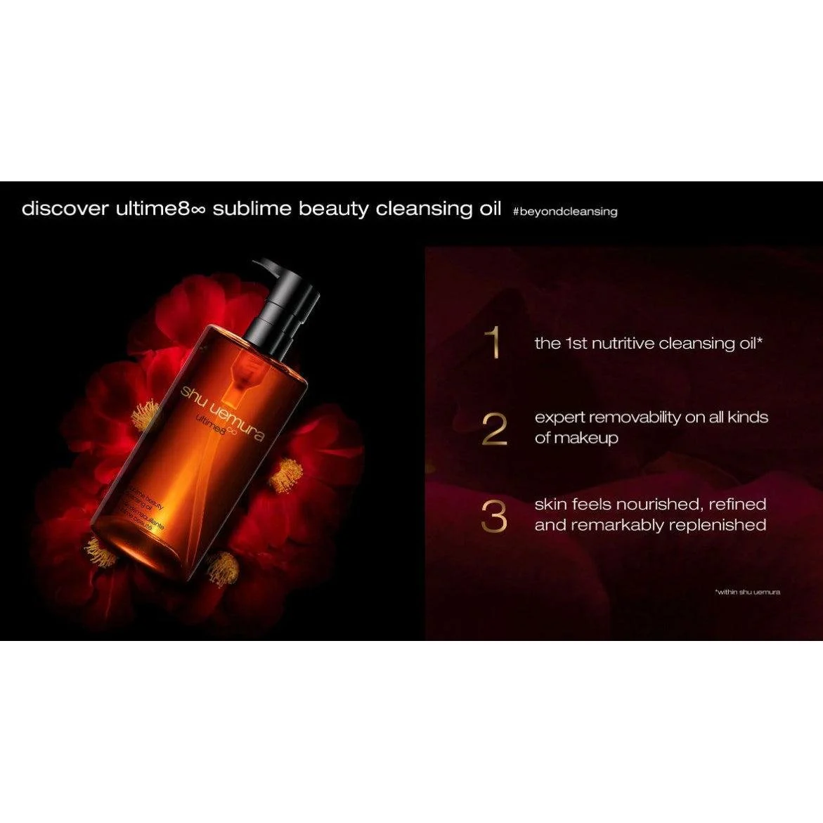 Shu Uemura Ultime8 Sublime Cleansing Oil 450ml - Image 4