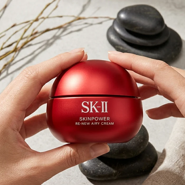 SK-II Skin Power Re-New Airy Cream Firming Face Moisturizer 80g - Image 7