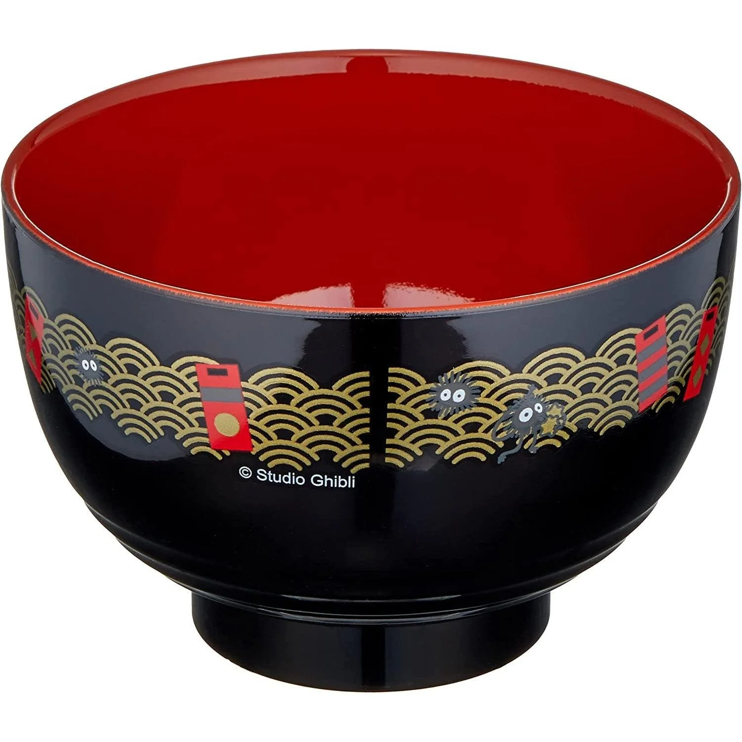 Skater Japanese Plastic Bowl Kaonashi (No-Face Spirited Away) Design ‎N2-A - Image 2