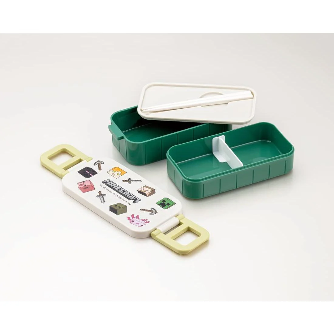 Skater Minecraft Lunch Box 2-Layer 3 Compartment Bento Box 600ml - Image 4
