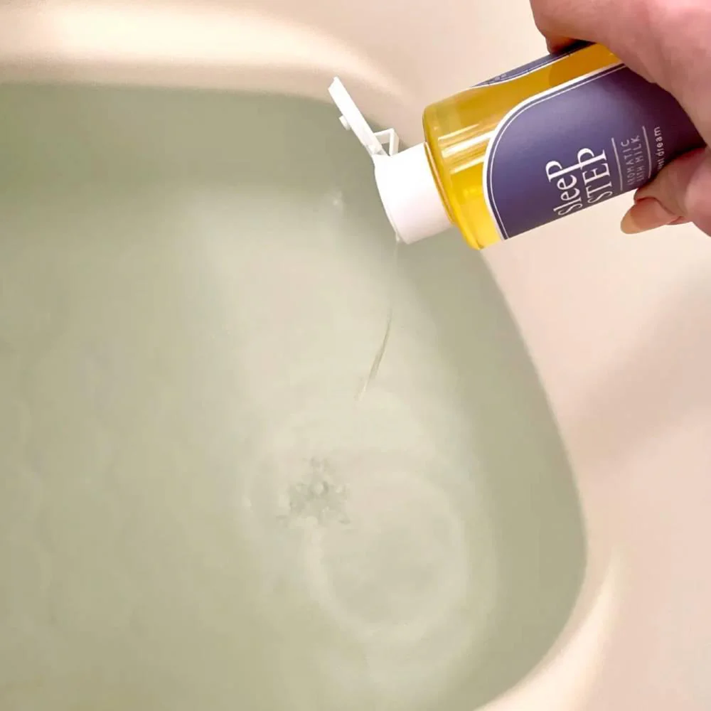 Sleep Step Bath Milk Clear Beauty Refreshing Herbal Bergamot 200ml - Image 2