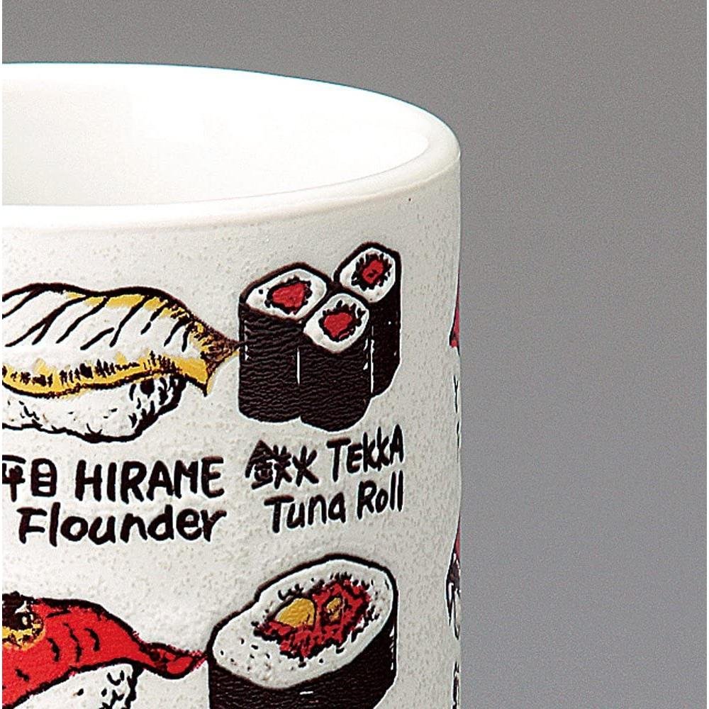 Sohogama Sushi Yunomi Cup Handmade Porcelain Tea Mug - Image 3