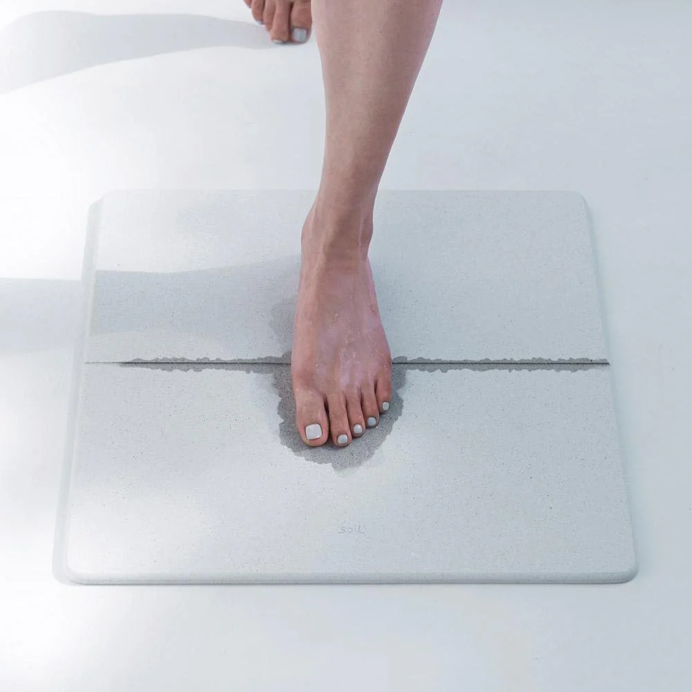 Soil Japan Diatomaceous Earth Bath Mat Gem Quick-Dry & Slip-Resistant - Image 2