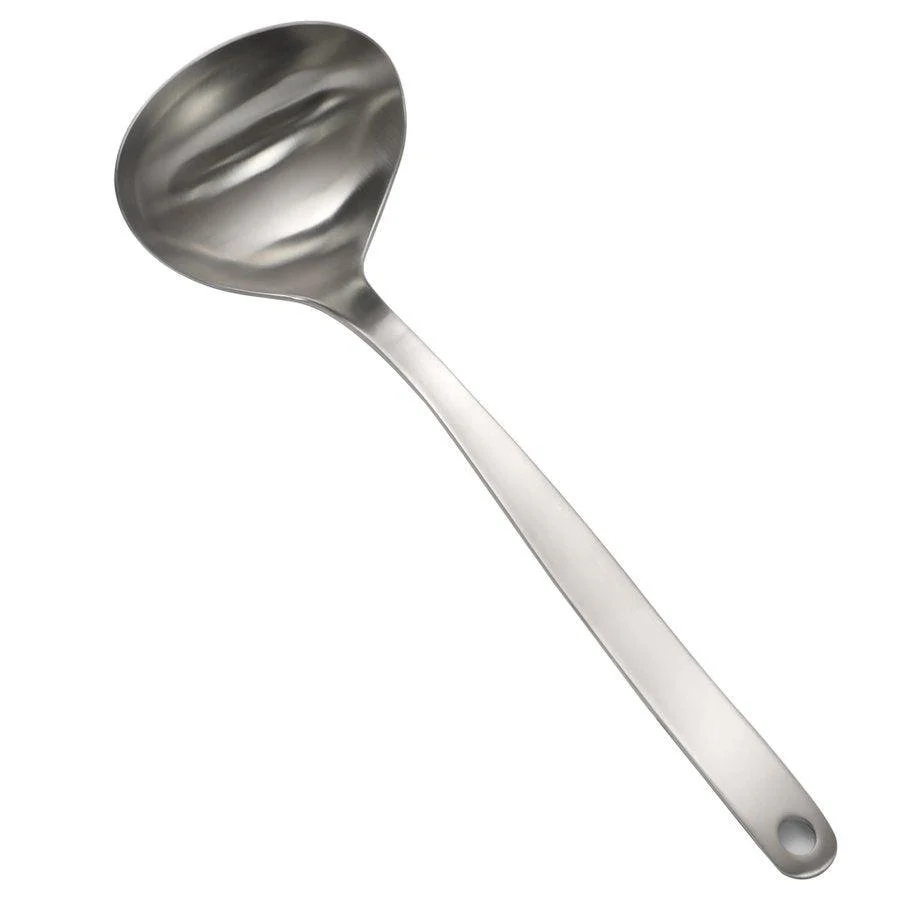 Sori Yanagi Stainless Steel Large Ladle Dishwasher Safe 298mm - Image 3