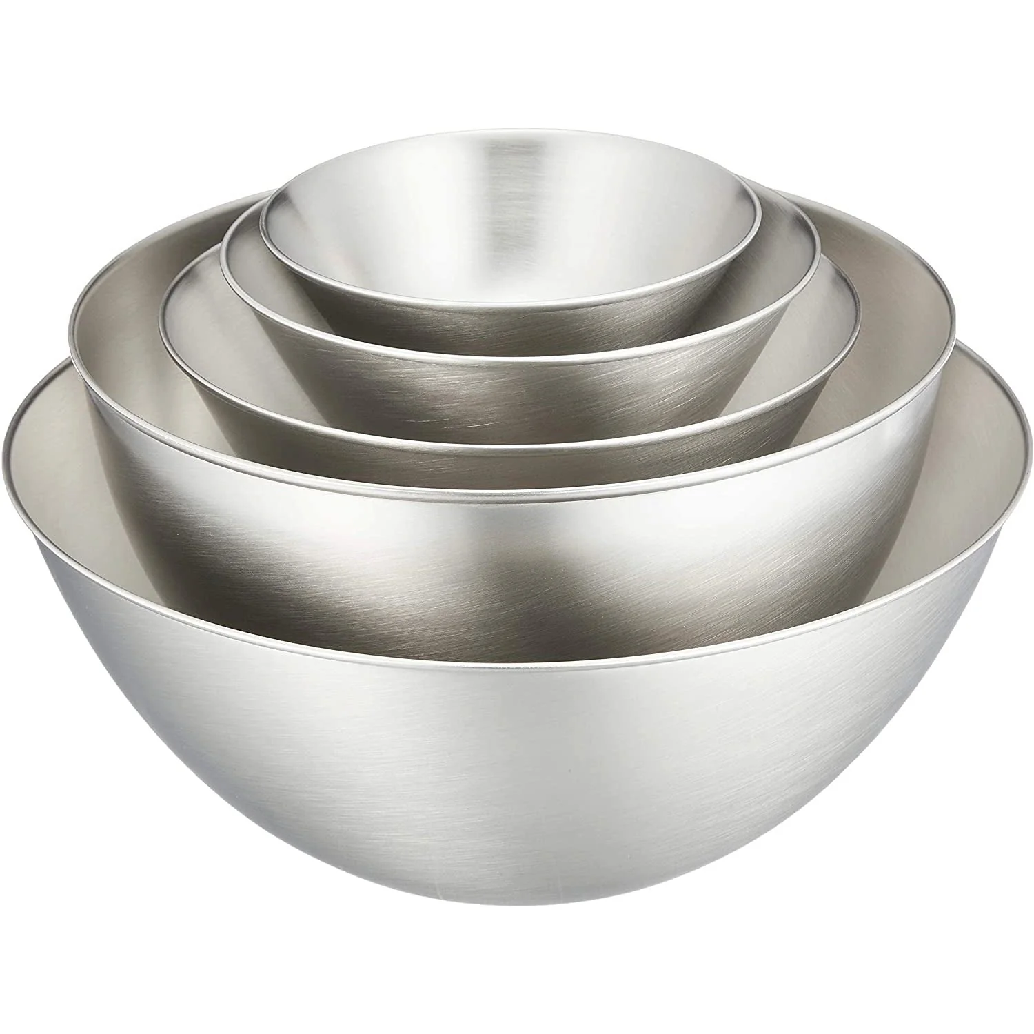 Sori Yanagi Stainless Steel Mixing Bowl Lightweight Matte Finish - Image 2