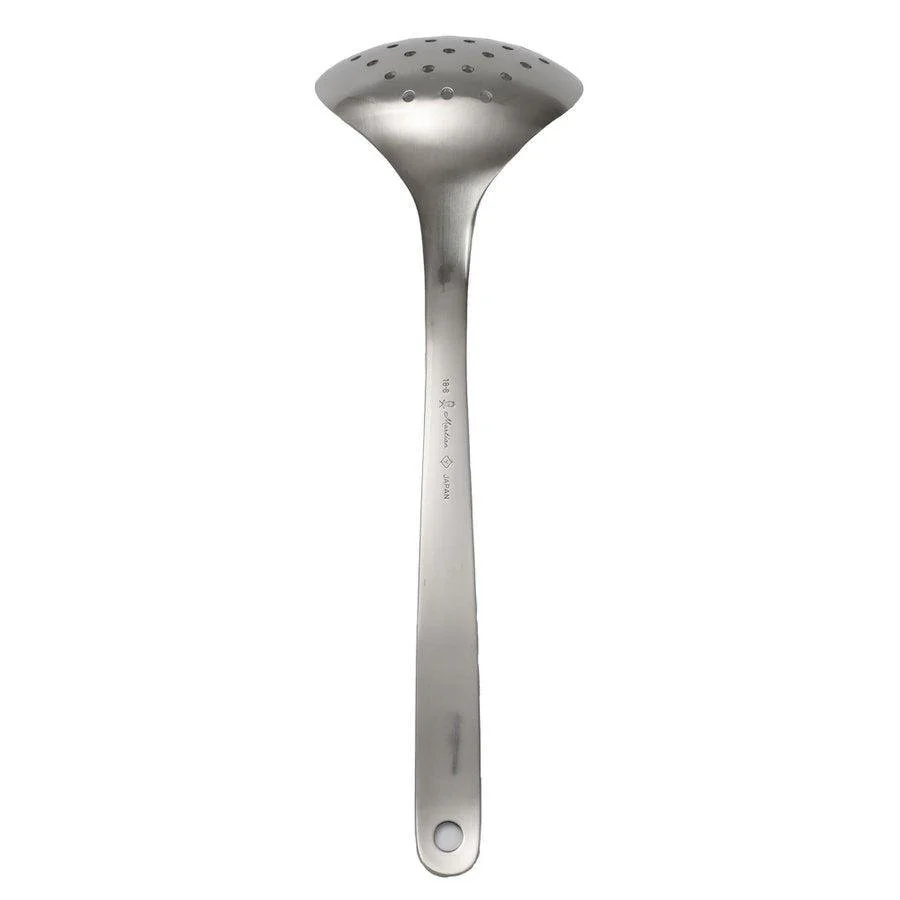 Sori Yanagi Stainless Steel Skimmer Spoon 298mm - Image 4