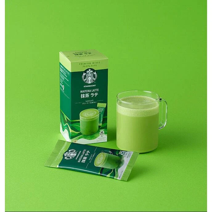 Starbucks Japan Matcha Latte Powder Premium Mixes (Pack of 3) - Image 2