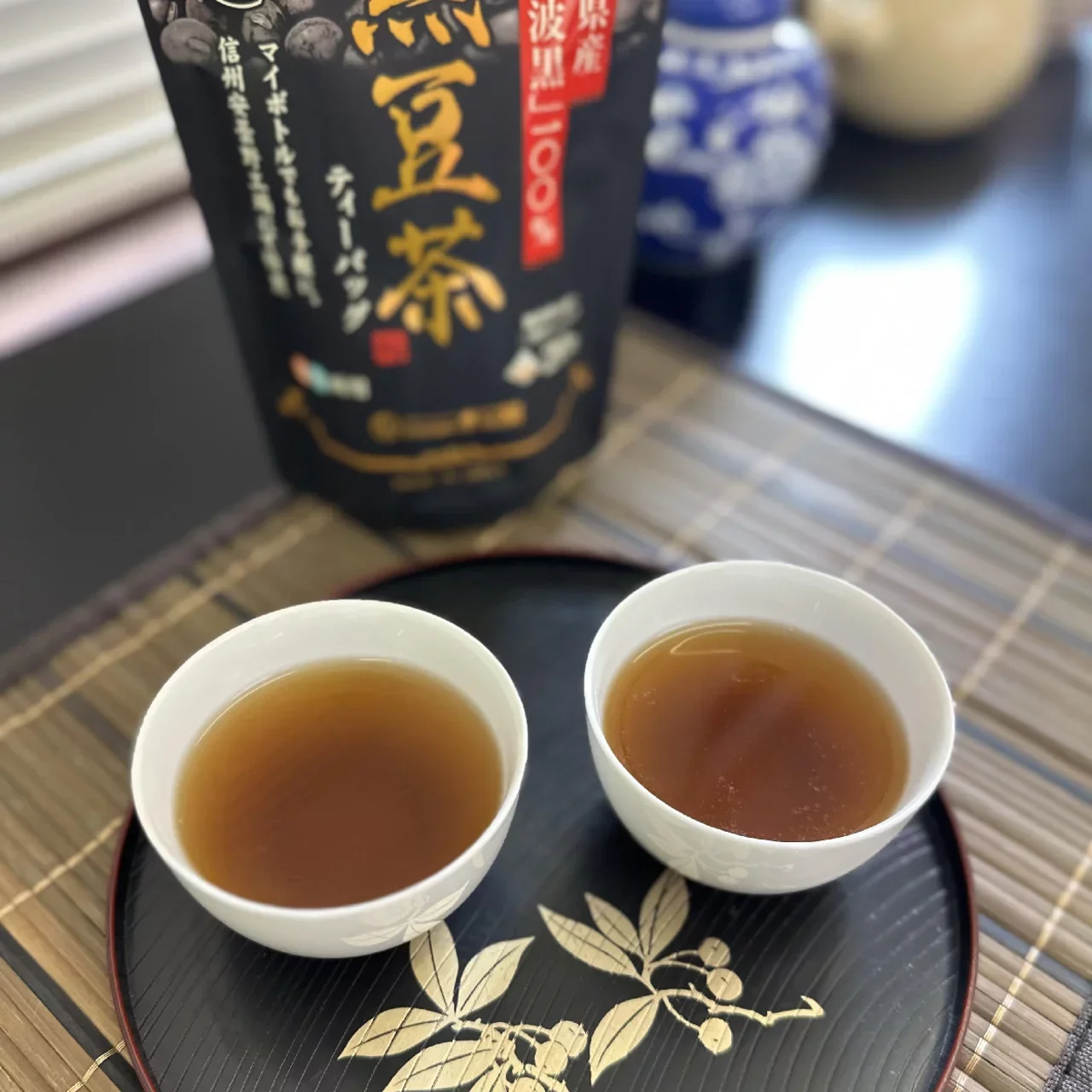 Suisouen Tamba Black Soybean Tea Caffeine-Free Kuromamecha 20 Tea Bags - Image 2
