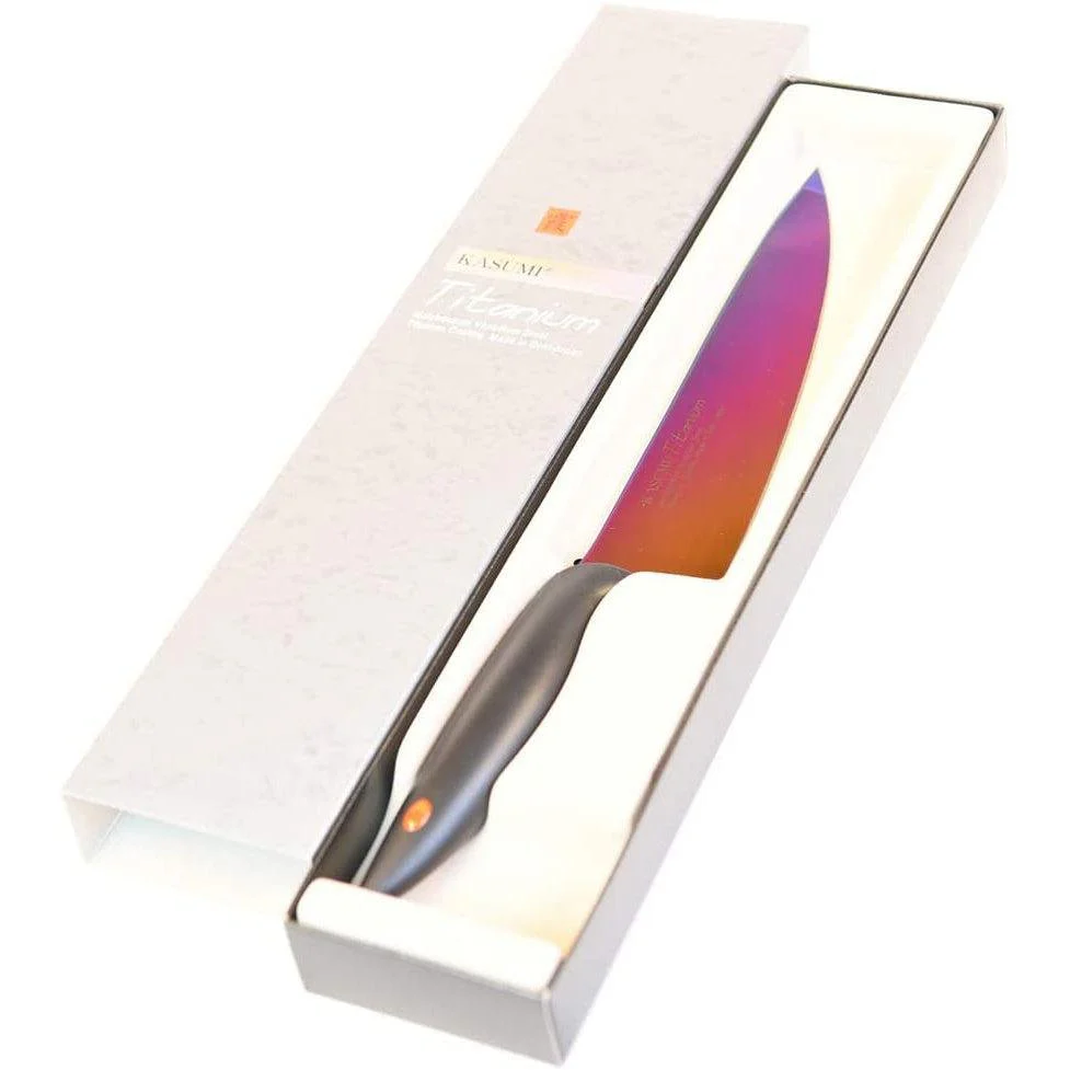 Sumikama Kasumi Titanium Kitchen Knife Opal 200mm - Image 2