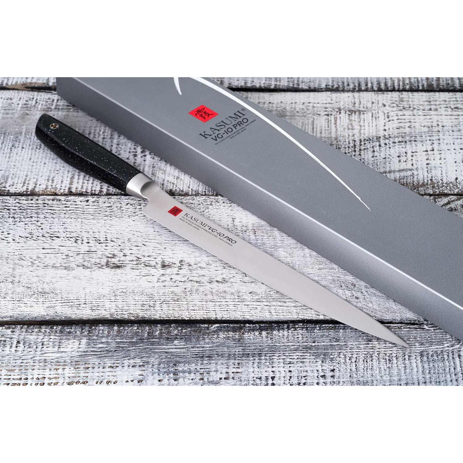 Sumikama Kasumi VG10 Ham Slicer Thin Slicing Knife 24cm - Image 3