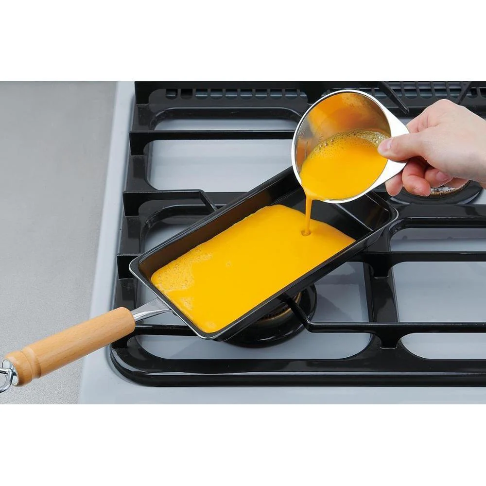 Summit Rectangular Cast Iron Tamagoyaki Pan (Japanese Omelette Pan) 104x374mm - Image 7