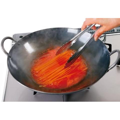 Summit Two-Handled Iron Wok Round Bottom High-Heat Cooking - Image 6