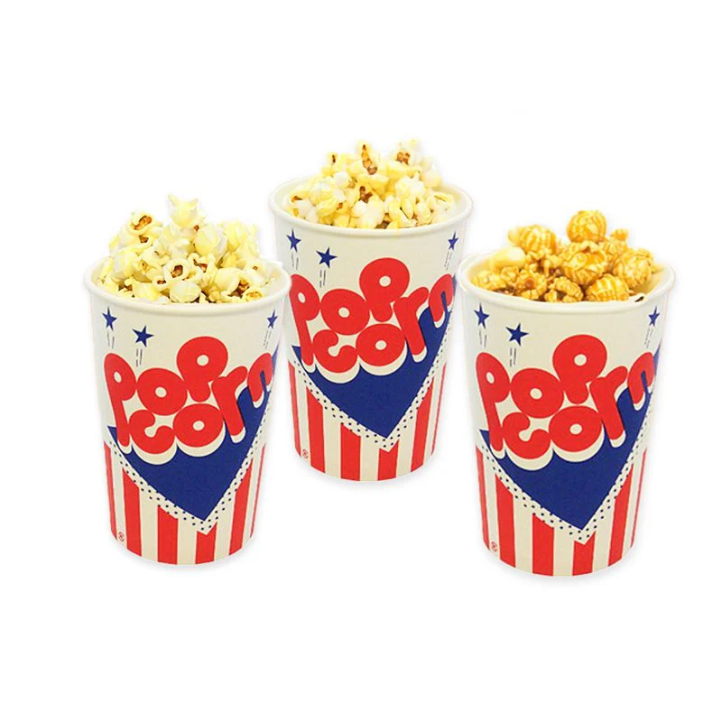 Sunnap Popcorn Buckets Extra Large Retro Popcorn Box (Pack of 50) - Image 2