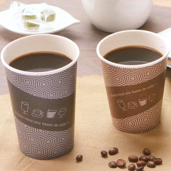 Sunnap Strong Paper Cups for Hot & Cold Drinks 400ml (Pack of 50) - Image 2