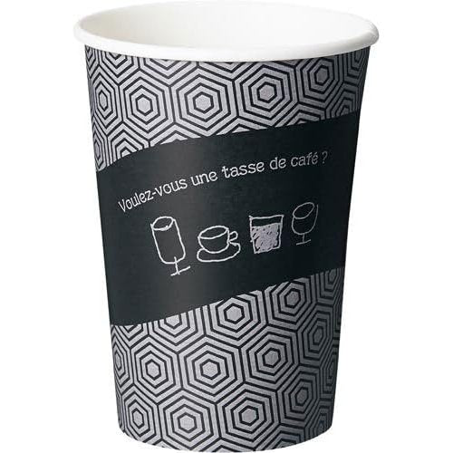 Sunnap Strong Paper Cups for Hot & Cold Drinks 400ml (Pack of 50) - Image 3